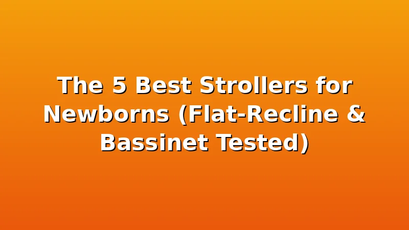 The 5 Best Strollers for Newborns (Flat-Recline & Bassinet Tested) - KiddieKnoll review with measurements and honest opinion