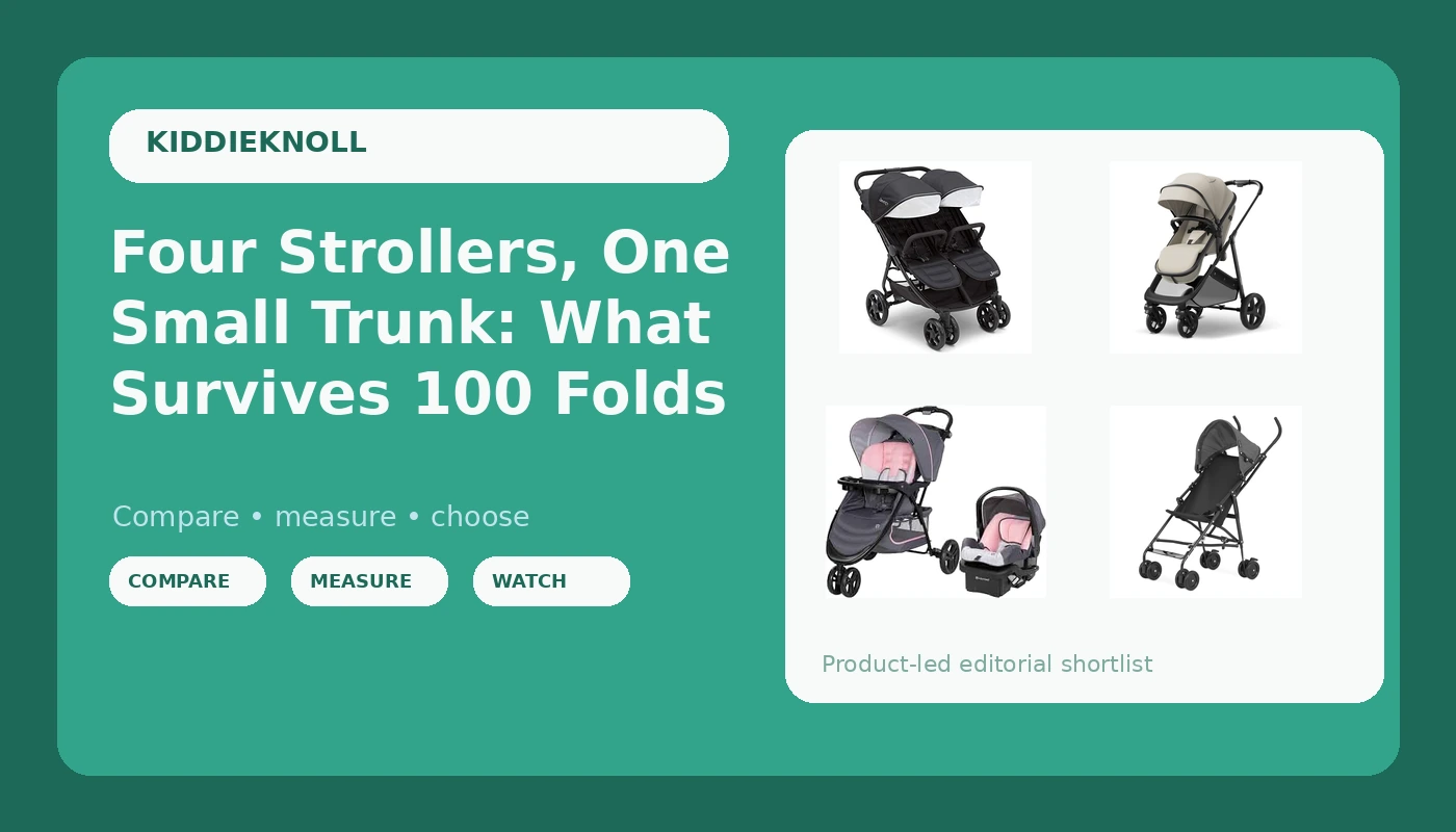 Four Strollers, One Small Trunk: What Survives 100 Folds