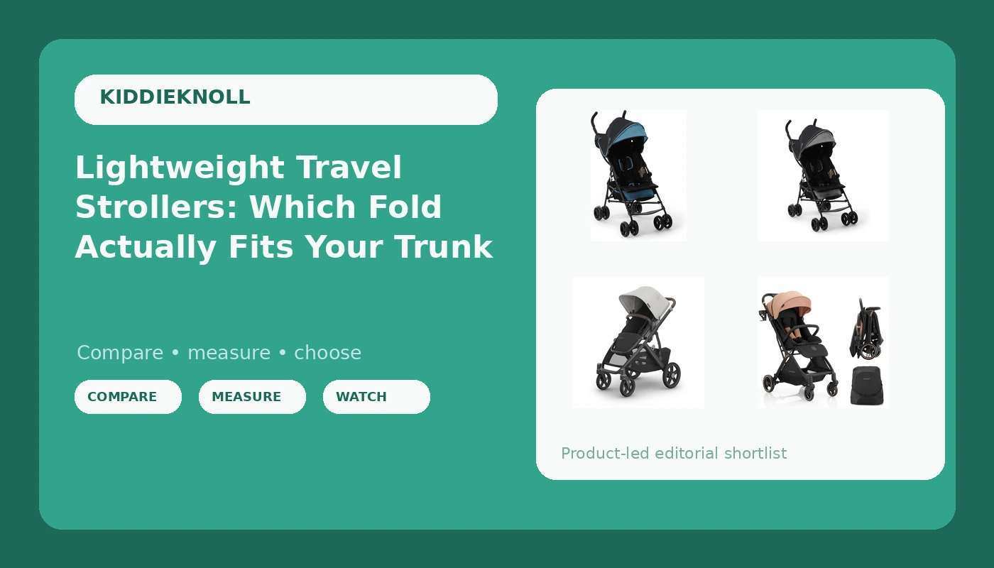 Lightweight Travel Strollers: Which Fold Actually Fits Your Trunk